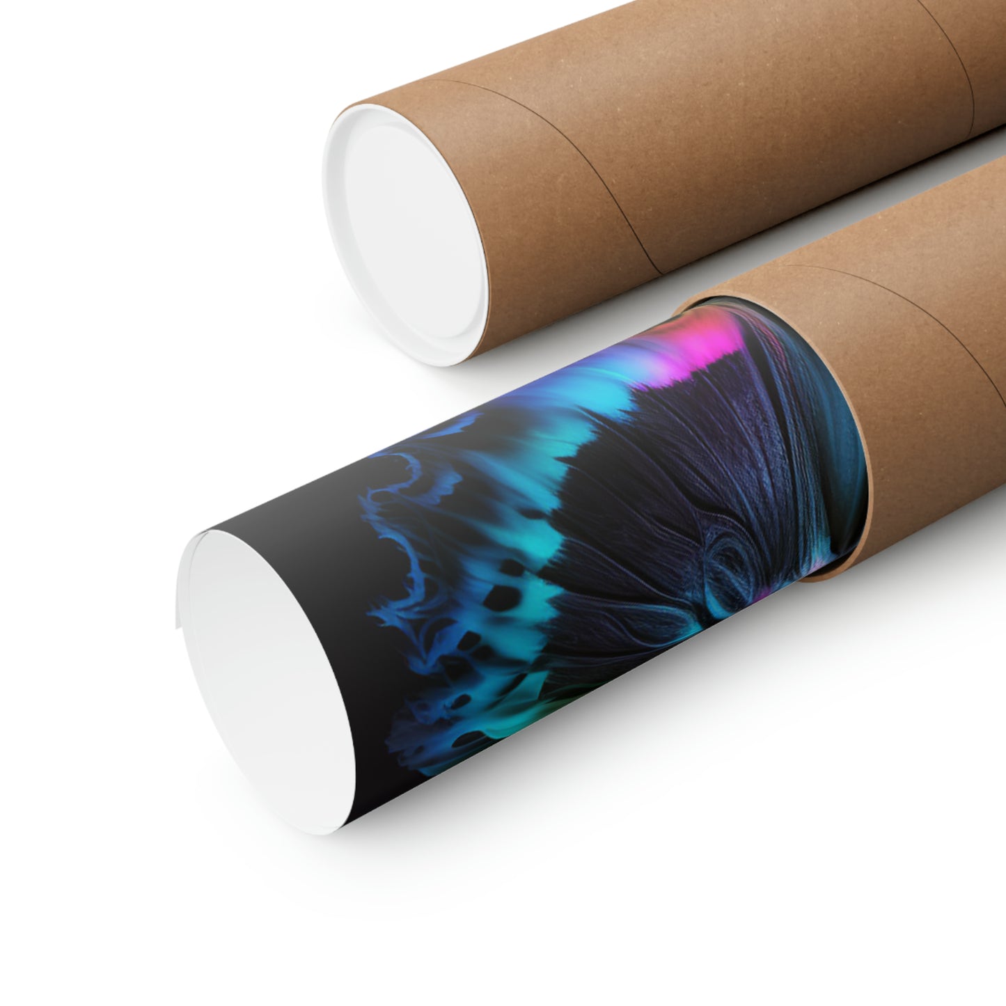 Premium Matte Vertical Posters Raw Florescent Glow 1