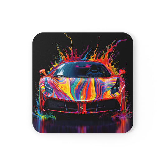 Corkwood Coaster Set Ferrari Fusion Water 4