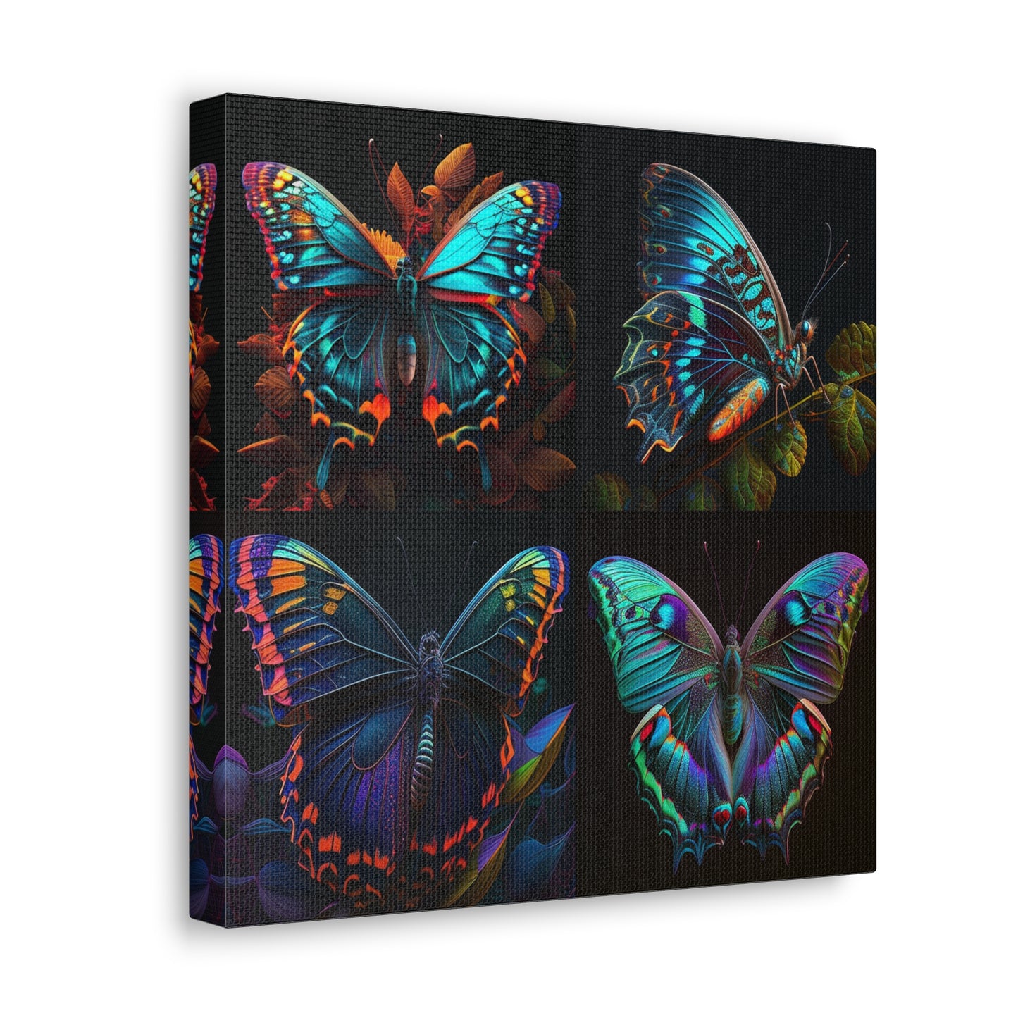 Canvas Gallery Wraps Hue Neon Butterfly 5