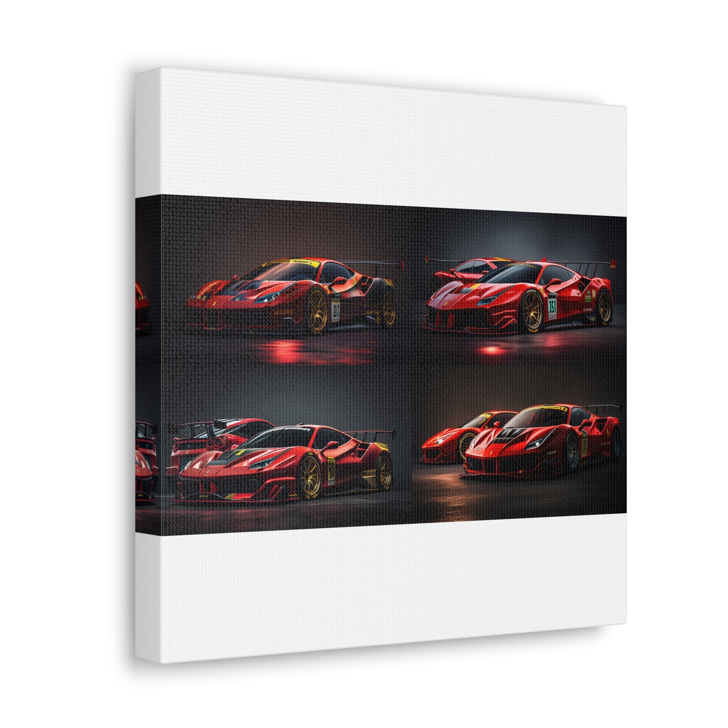 Canvas Gallery Wraps Ferrari Red 5