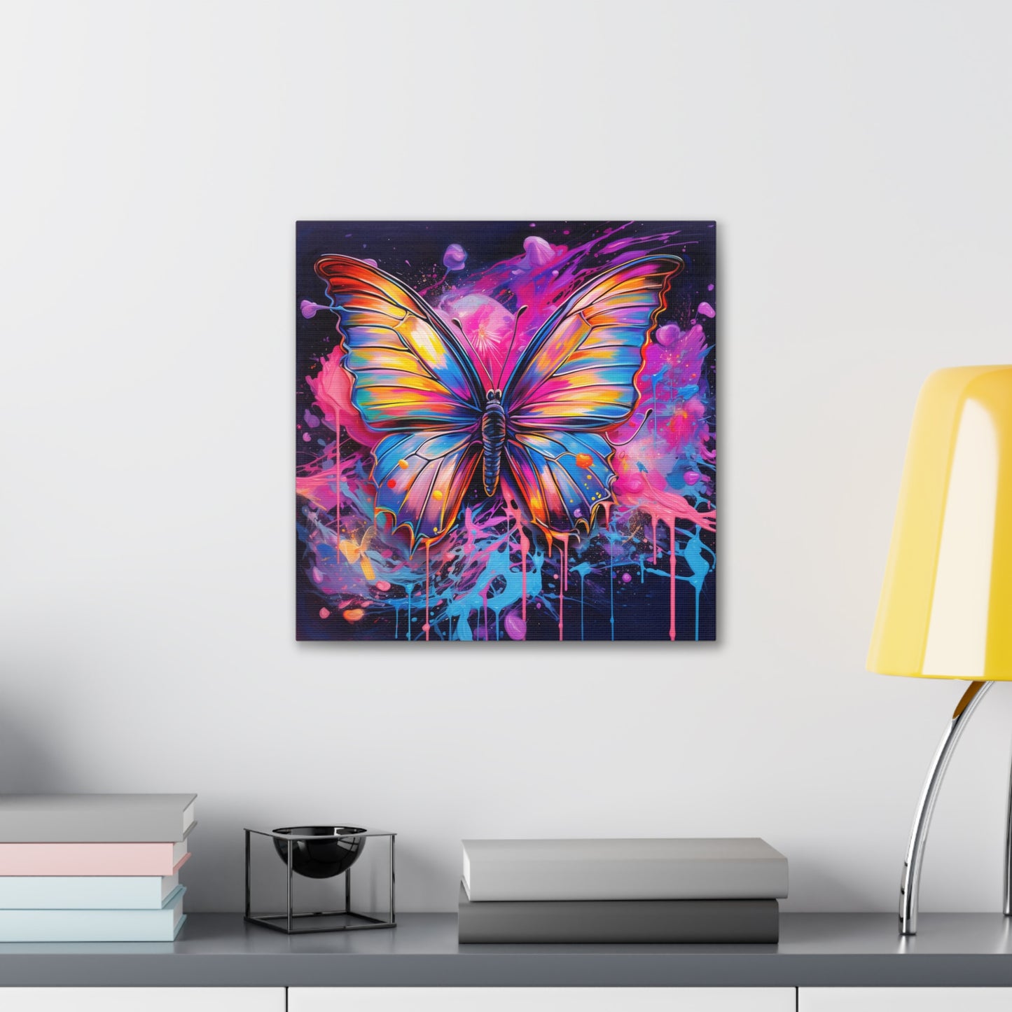 Canvas Gallery Wraps Pink Butterfly Flair 3