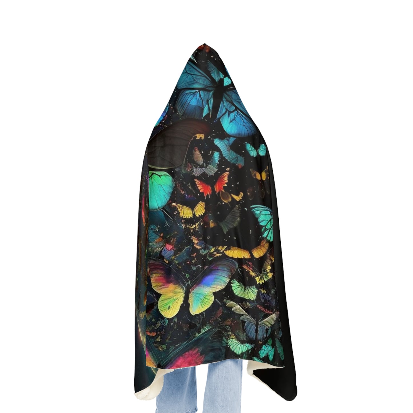 Snuggle Hooded Blanket Moon Butterfly 4