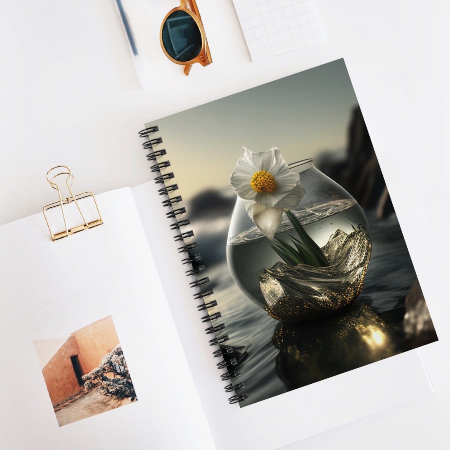 Spiral Notebook - Ruled Line Daffodil 1