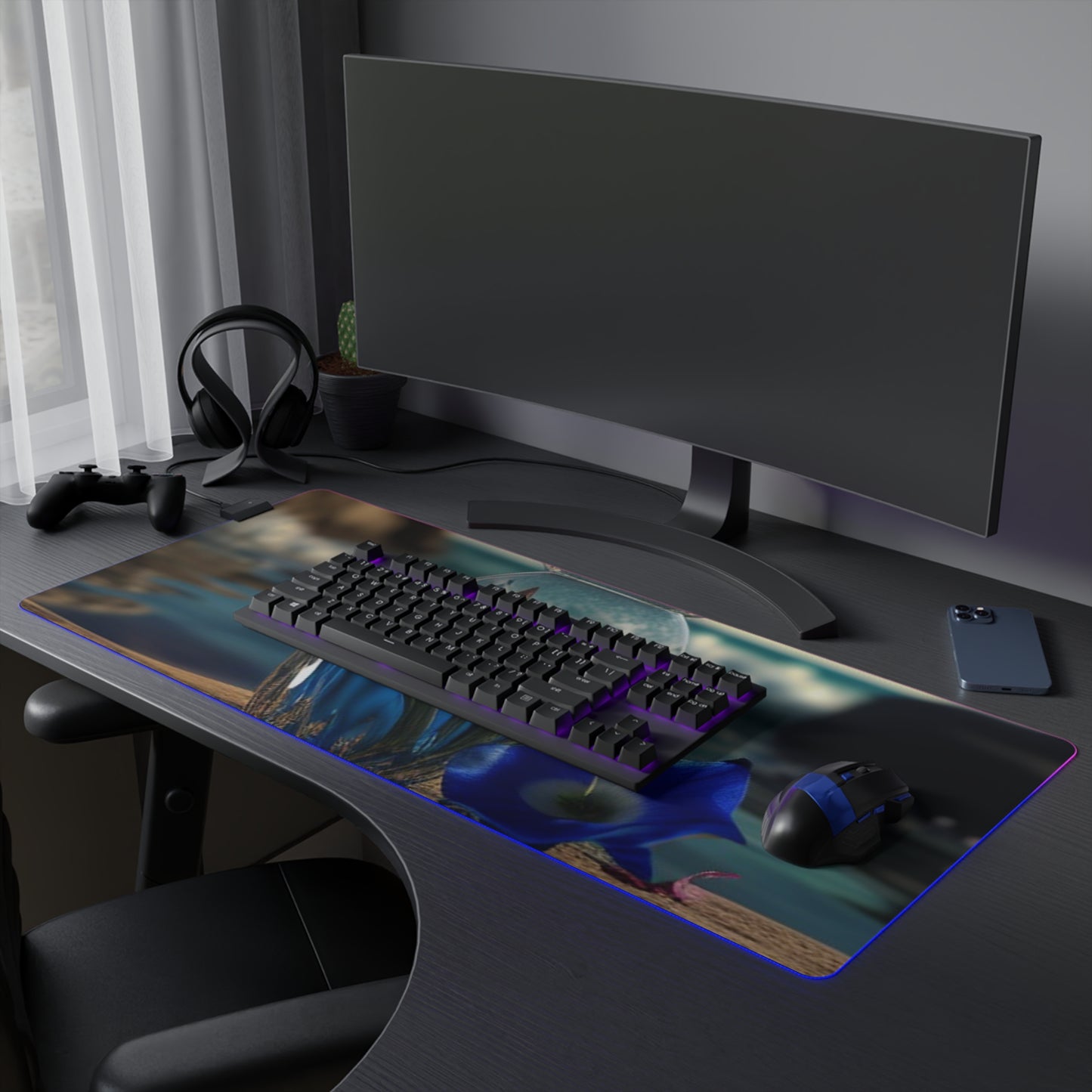 LED Gaming Mouse Pad The Bluebell 4