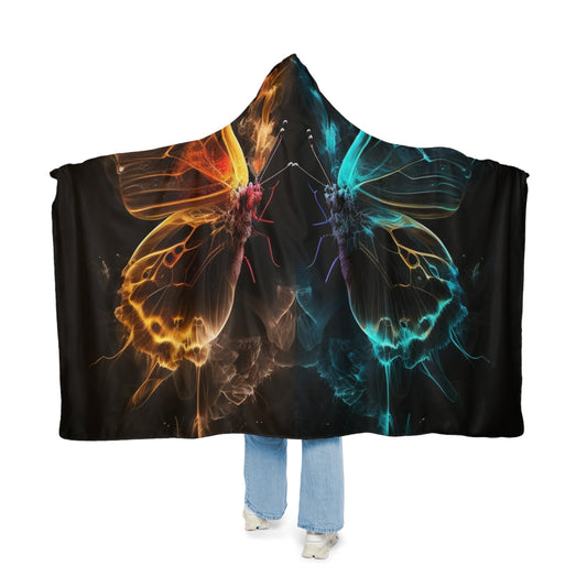 Snuggle Hooded Blanket Kiss Neon Butterfly 7