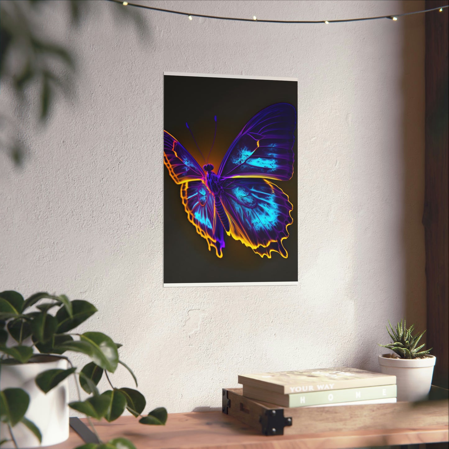 Premium Matte Vertical Posters Thermal Butterfly 4