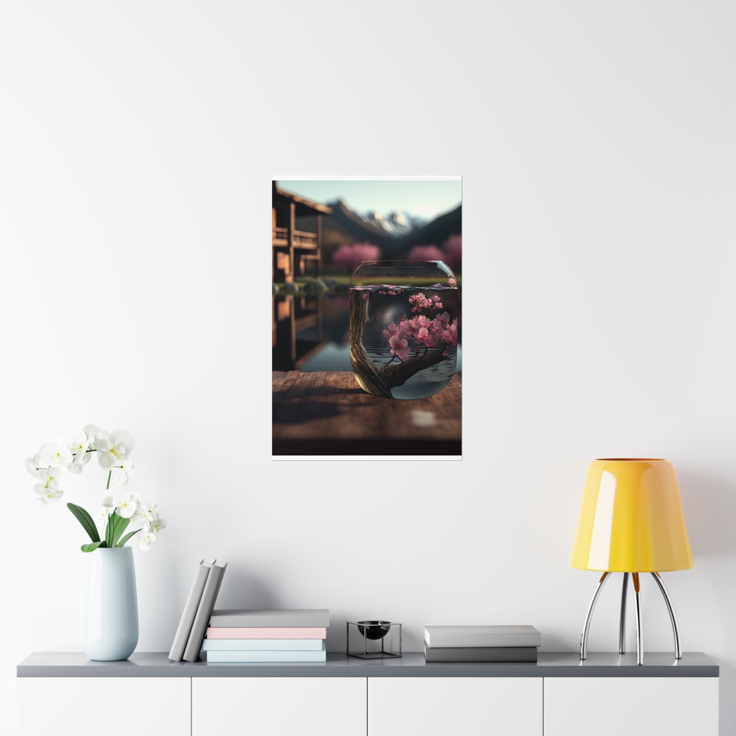 Premium Matte Vertical Posters Cherry Blossom 3