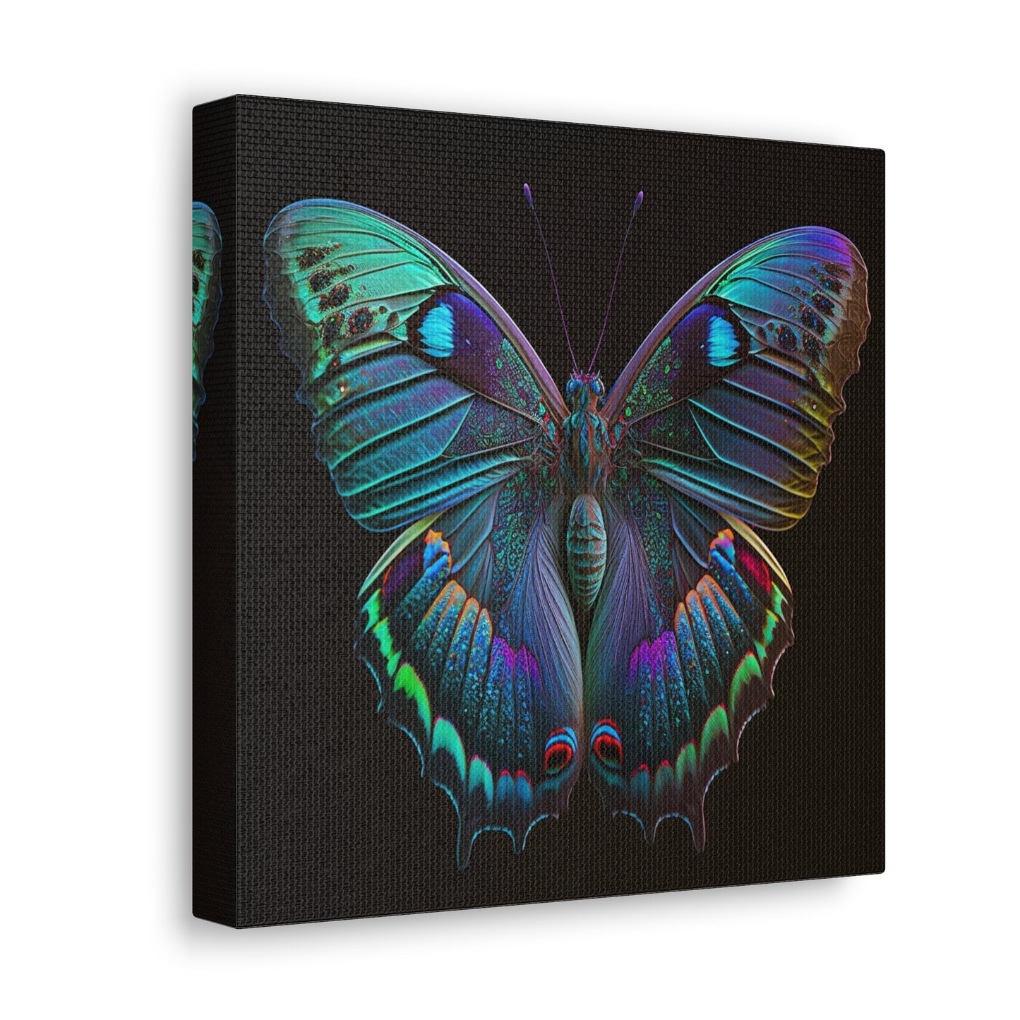 Canvas Gallery Wraps Hue Neon Butterfly 4