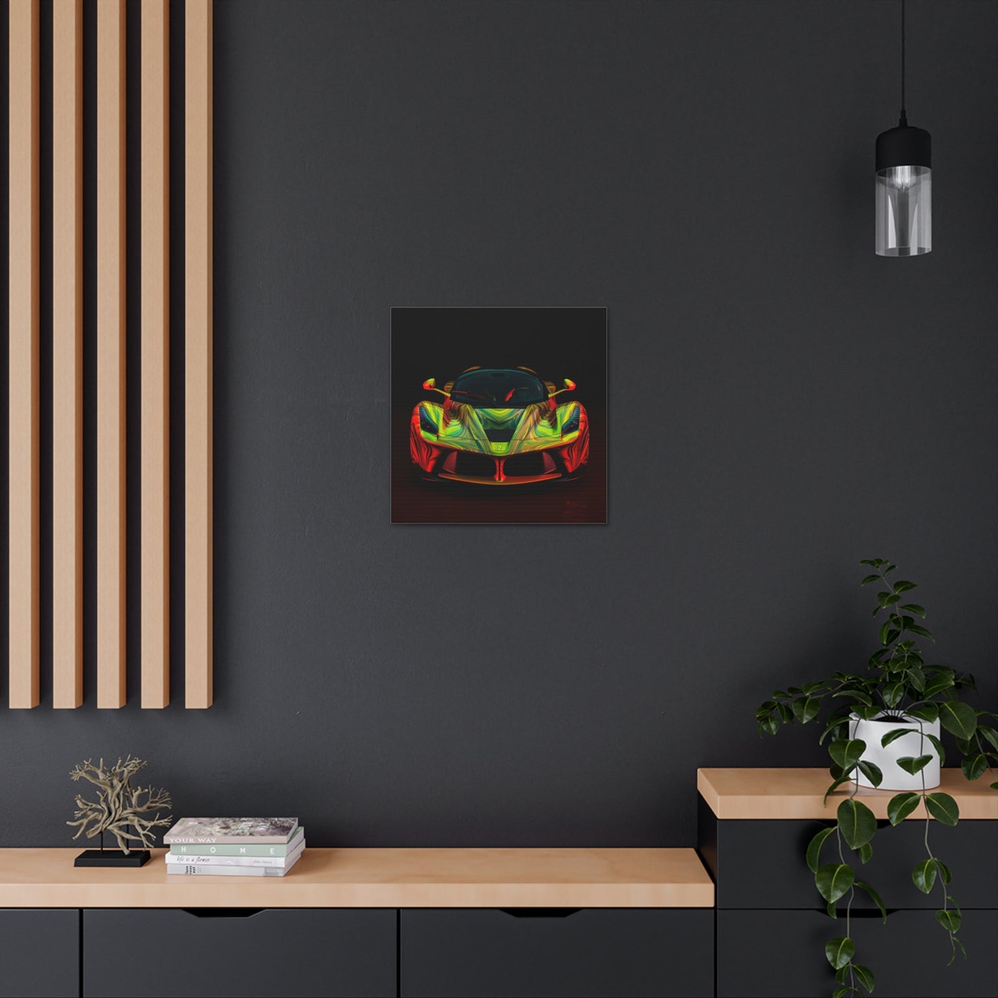 Canvas Gallery Wraps Ferrari Neon 1