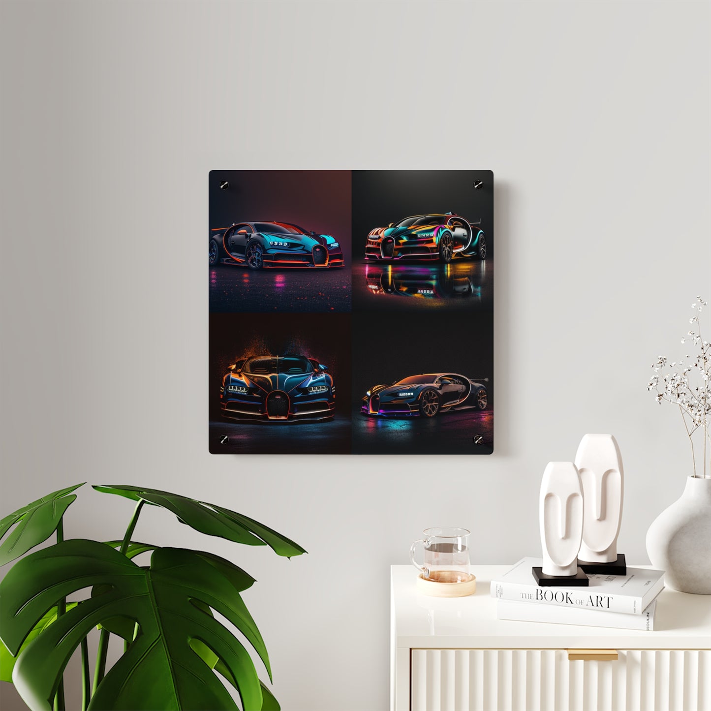 Acrylic Wall Art Panels Bugatti Chiron Super 5