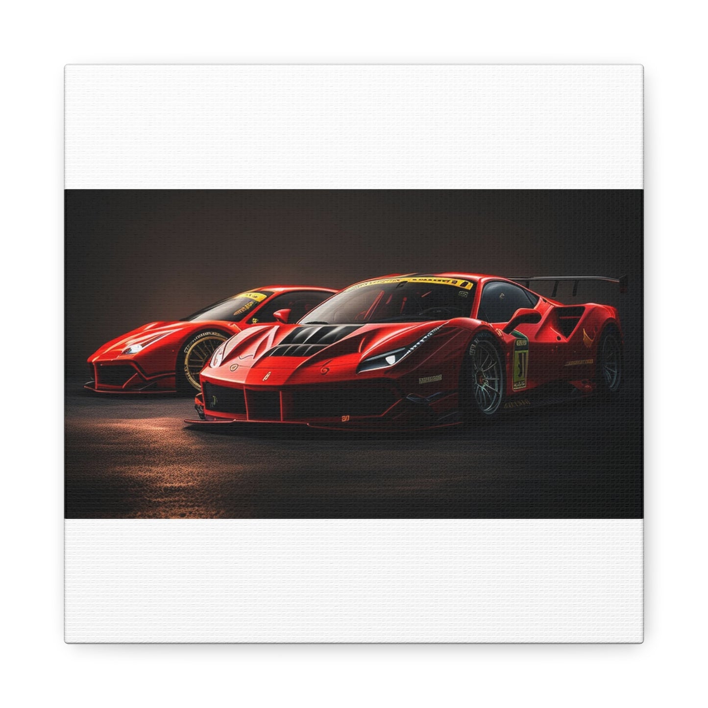 Canvas Gallery Wraps Ferrari Red 4