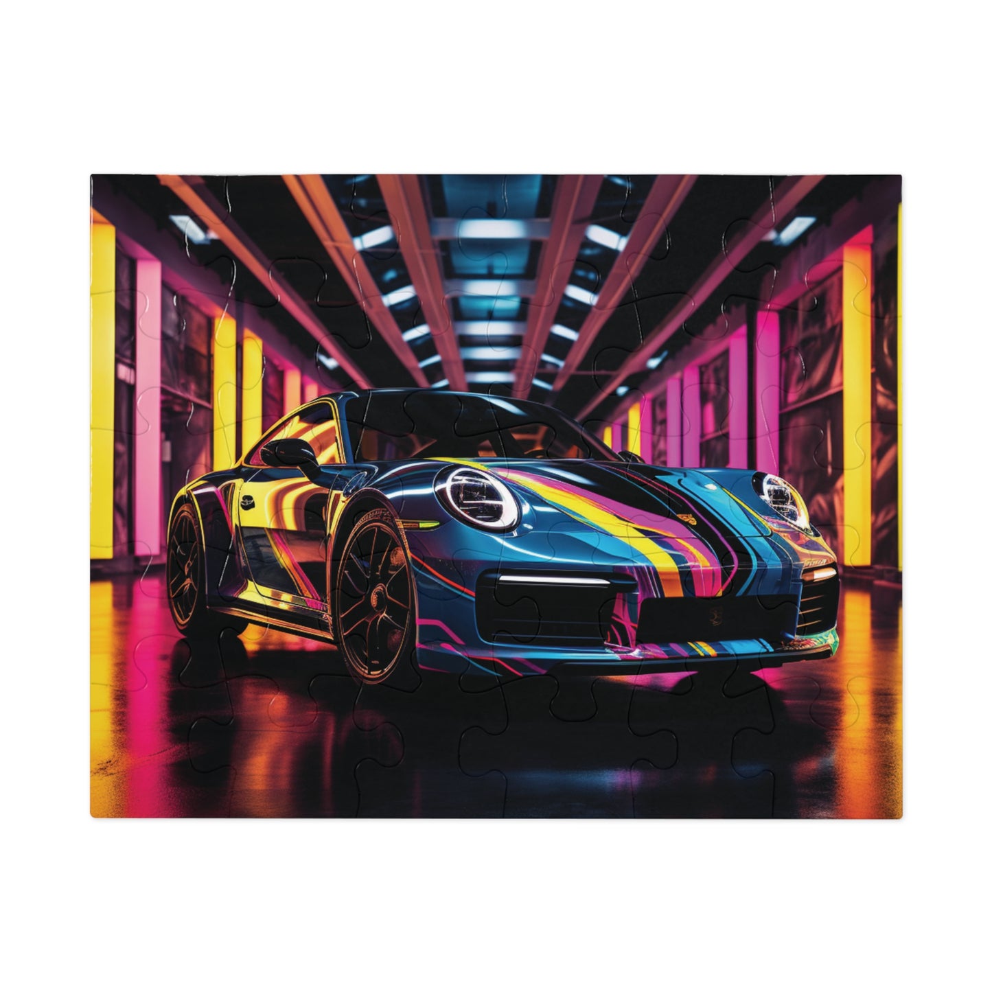 Jigsaw Puzzle (30, 110, 252, 500,1000-Piece) Macro Porsche 1