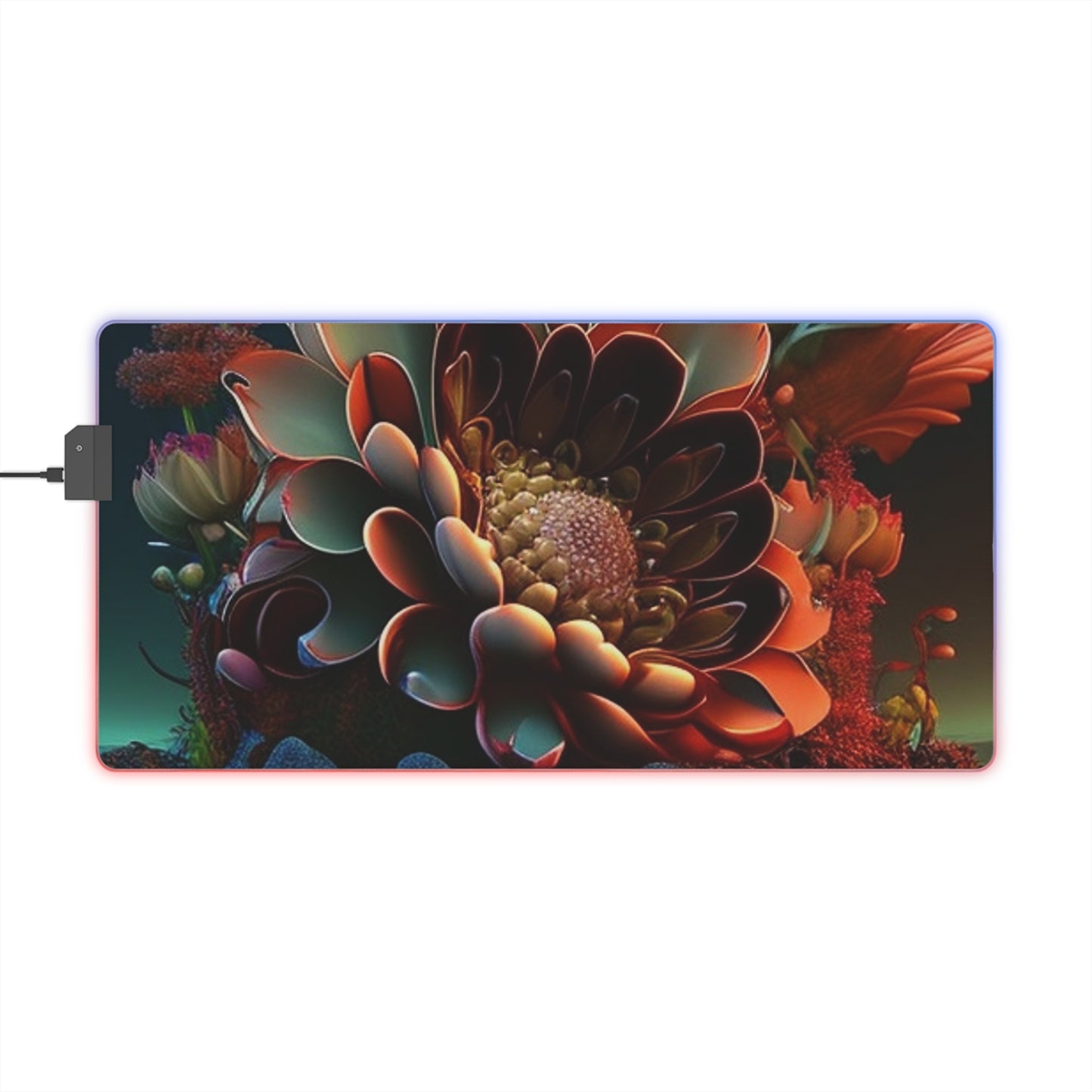 LED Gaming Mouse Pad Flower Arangment 4