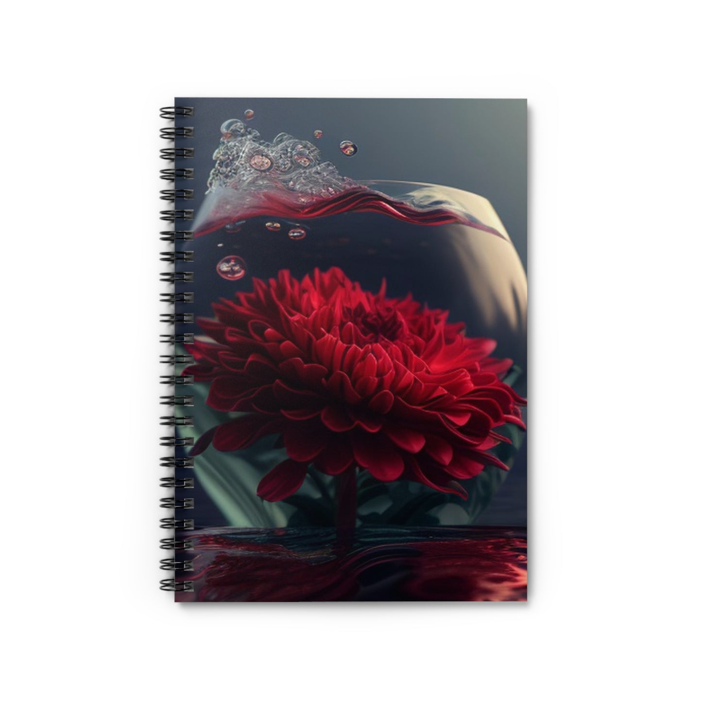 Spiral Notebook - Ruled Line Chrysanthemum 1