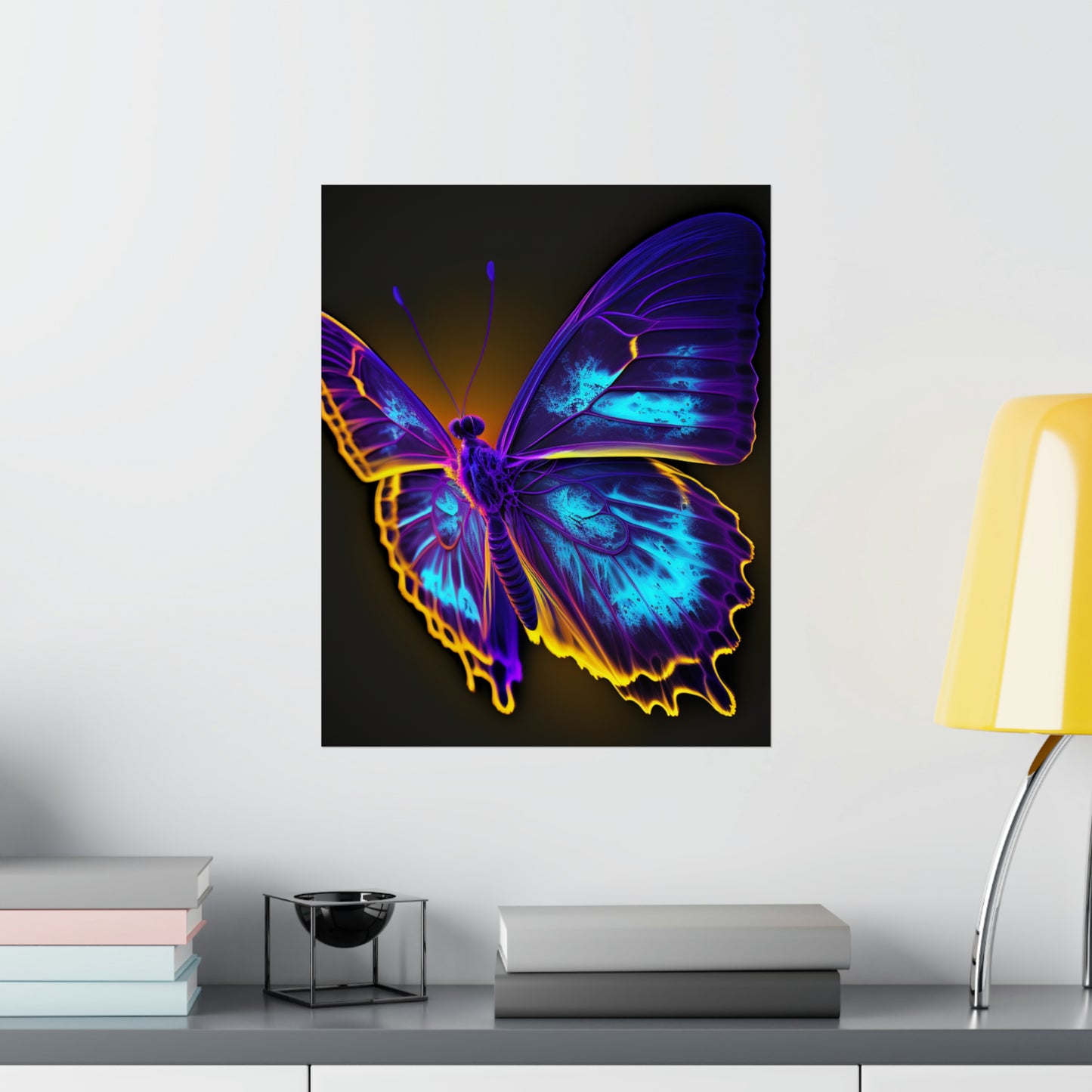 Premium Matte Vertical Posters Thermal Butterfly 4