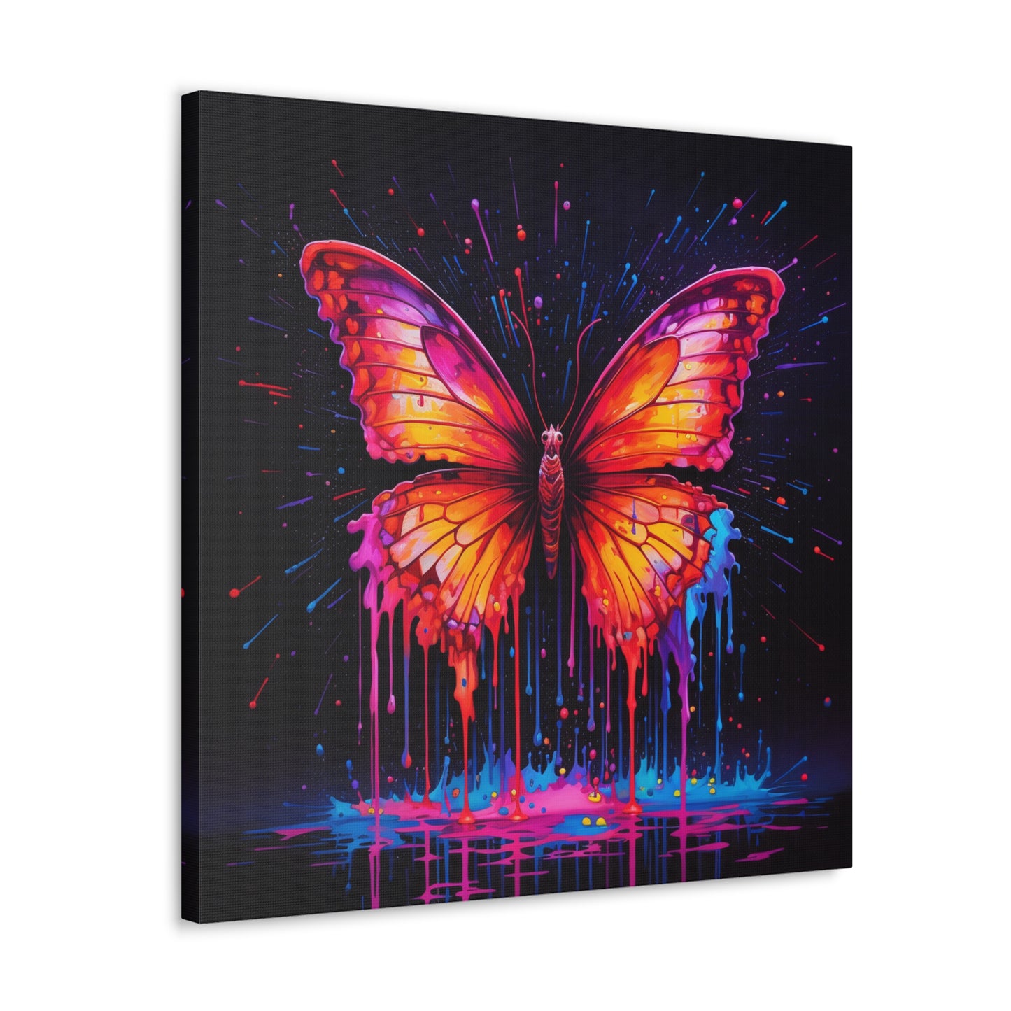 Canvas Gallery Wraps Pink Butterfly Flair 4