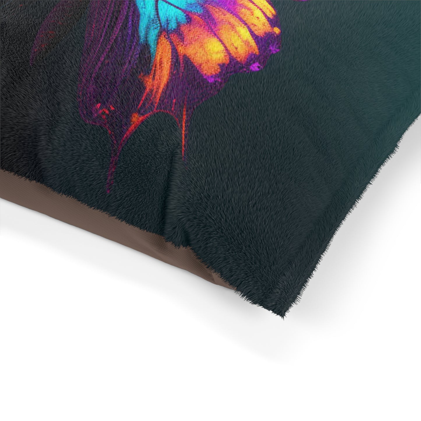 Pet Bed Hyper Colorful Butterfly Purple 2