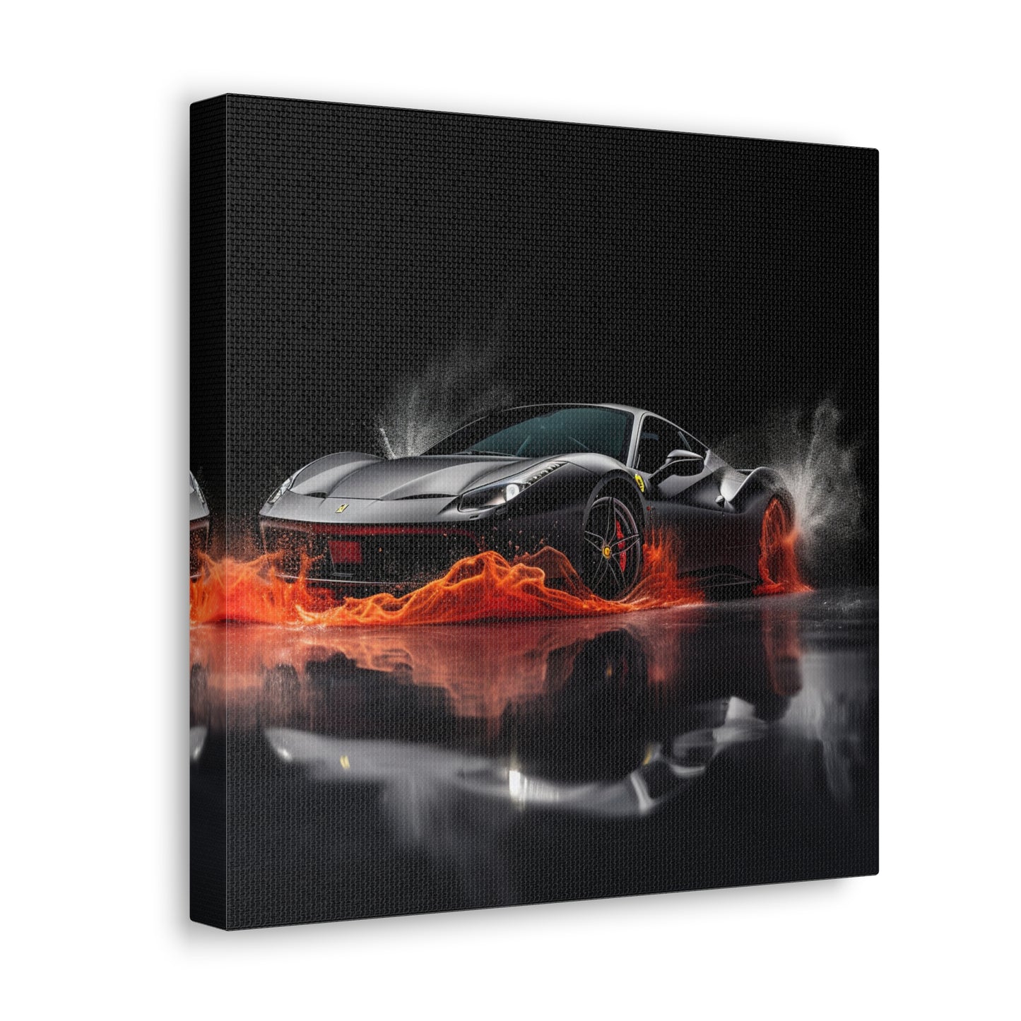 Canvas Gallery Wraps Ferrari Water Splash 3