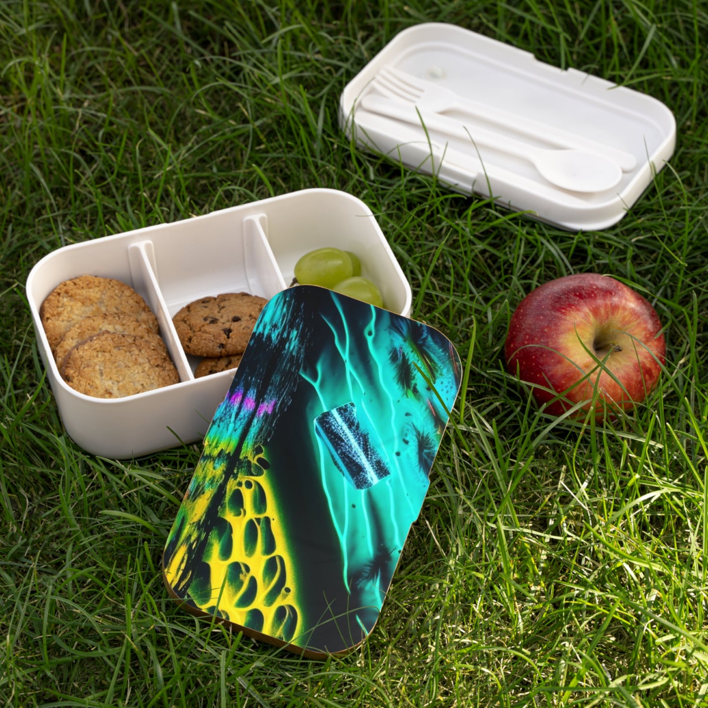 Bento Lunch Box Florescent Glow 2