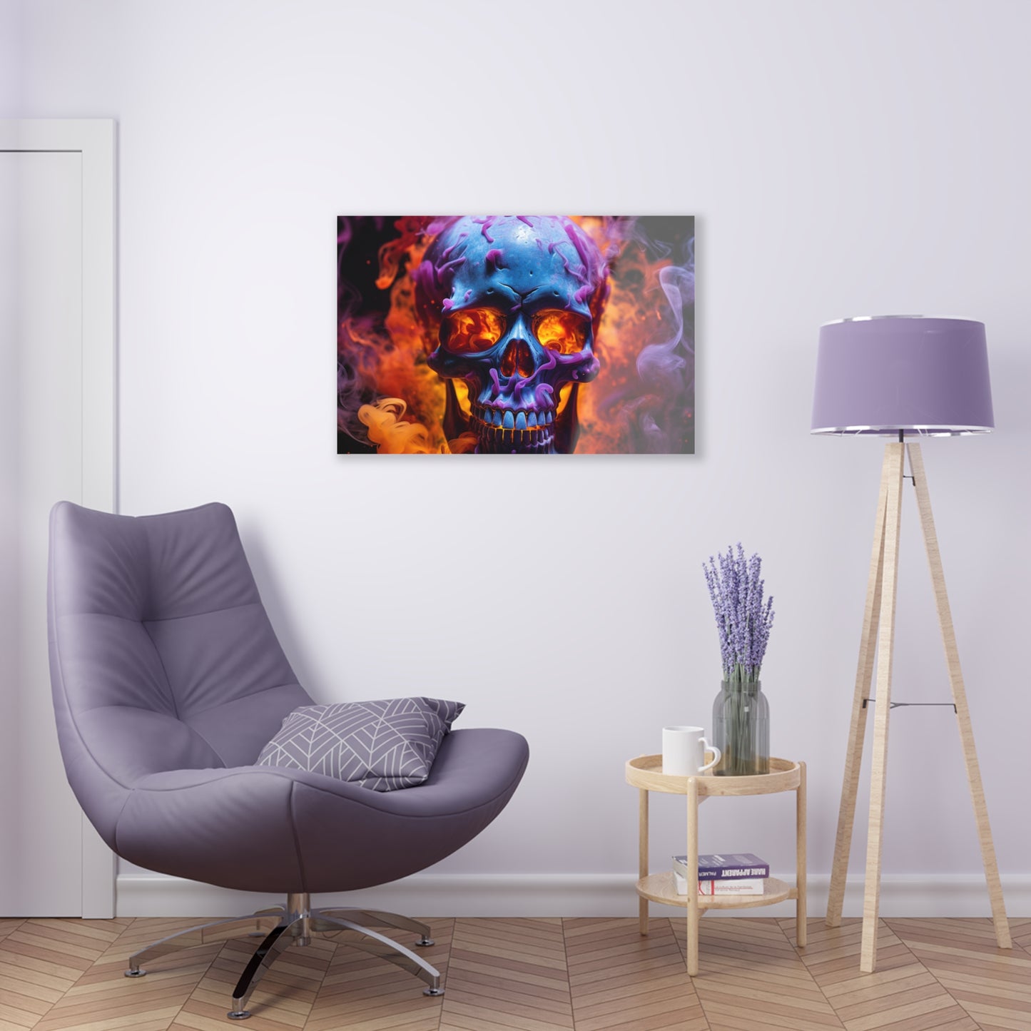 Acrylic Prints Macro Skull 3