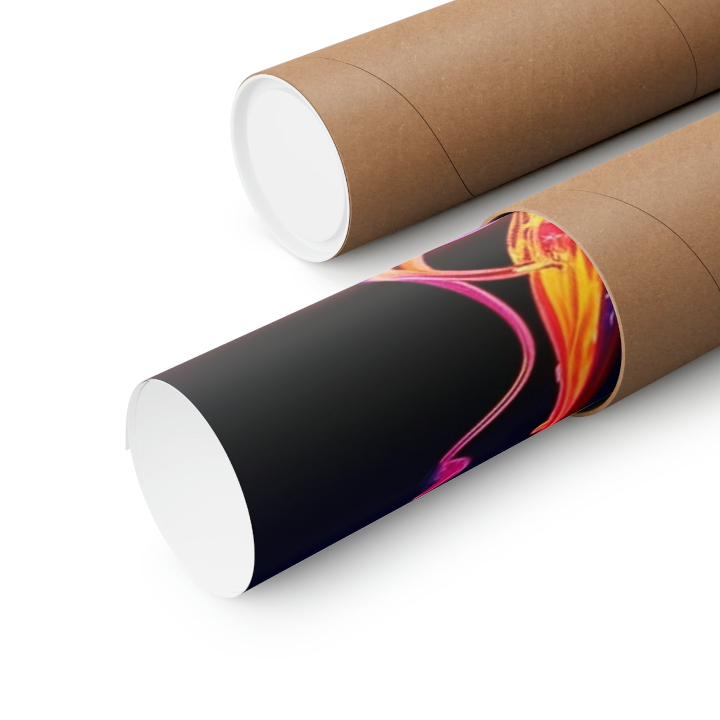 Premium Matte Vertical Posters Macro Skull Color 3