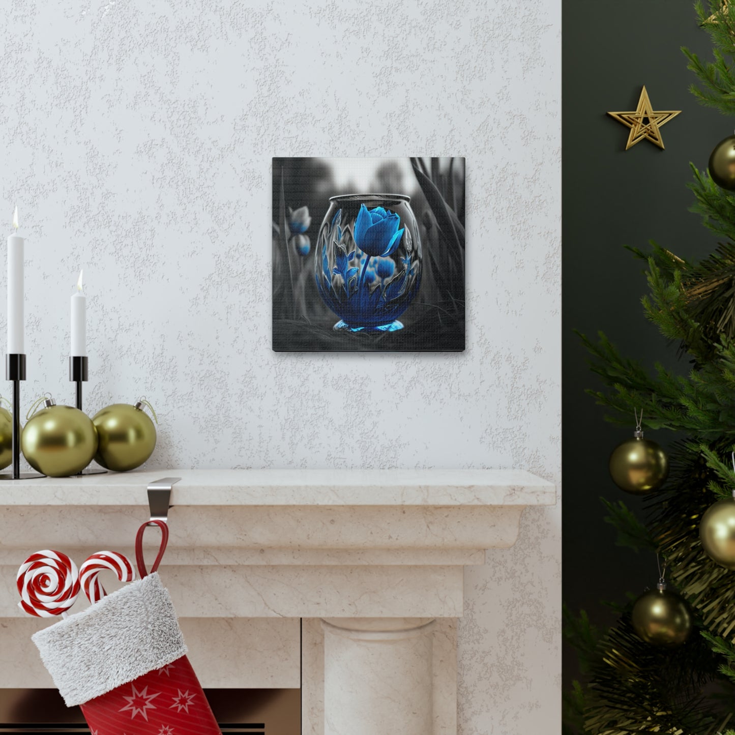 Canvas Gallery Wraps Tulip Blue 2
