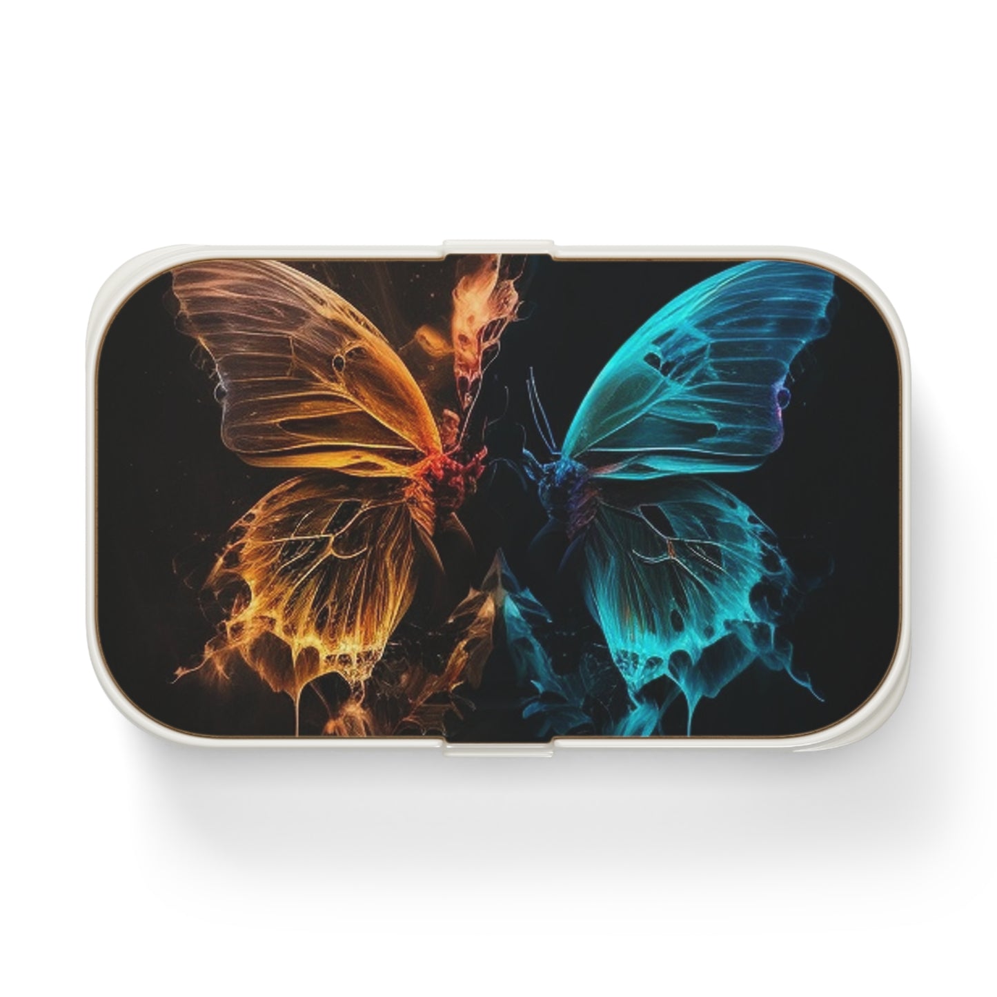 Bento Lunch Box Neon Glo Butterfly 4