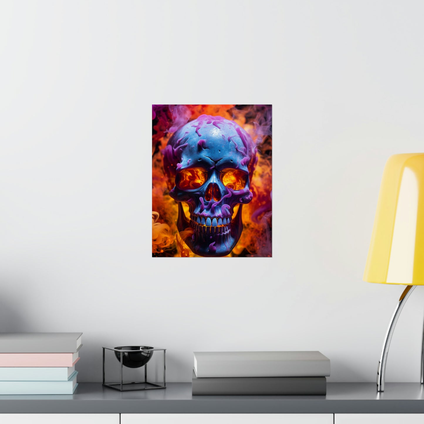 Premium Matte Vertical Posters Macro Skull 3