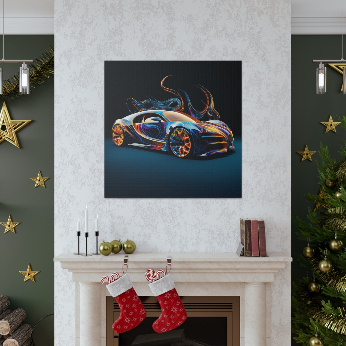 Canvas Gallery Wraps Bugatti Abstract Flair 2