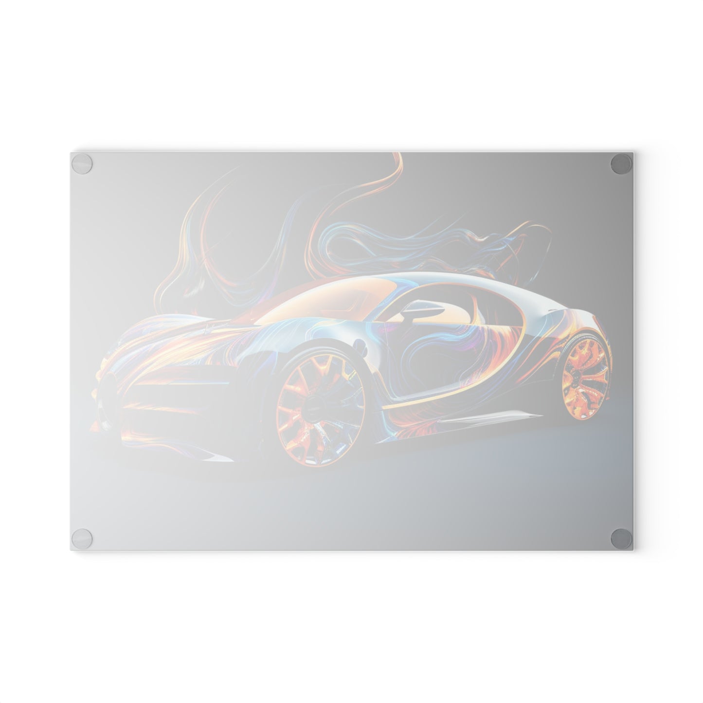 Glass Cutting Board Bugatti Abstract Flair 2