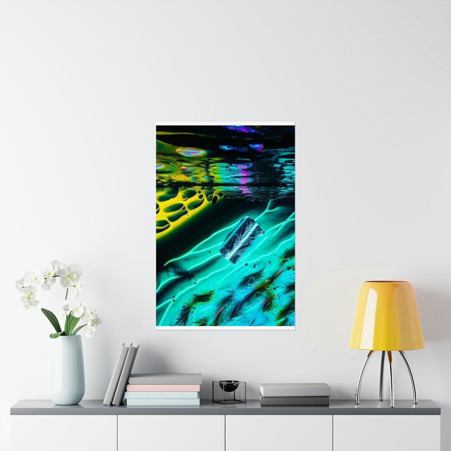 Premium Matte Vertical Posters Florescent Glow 2