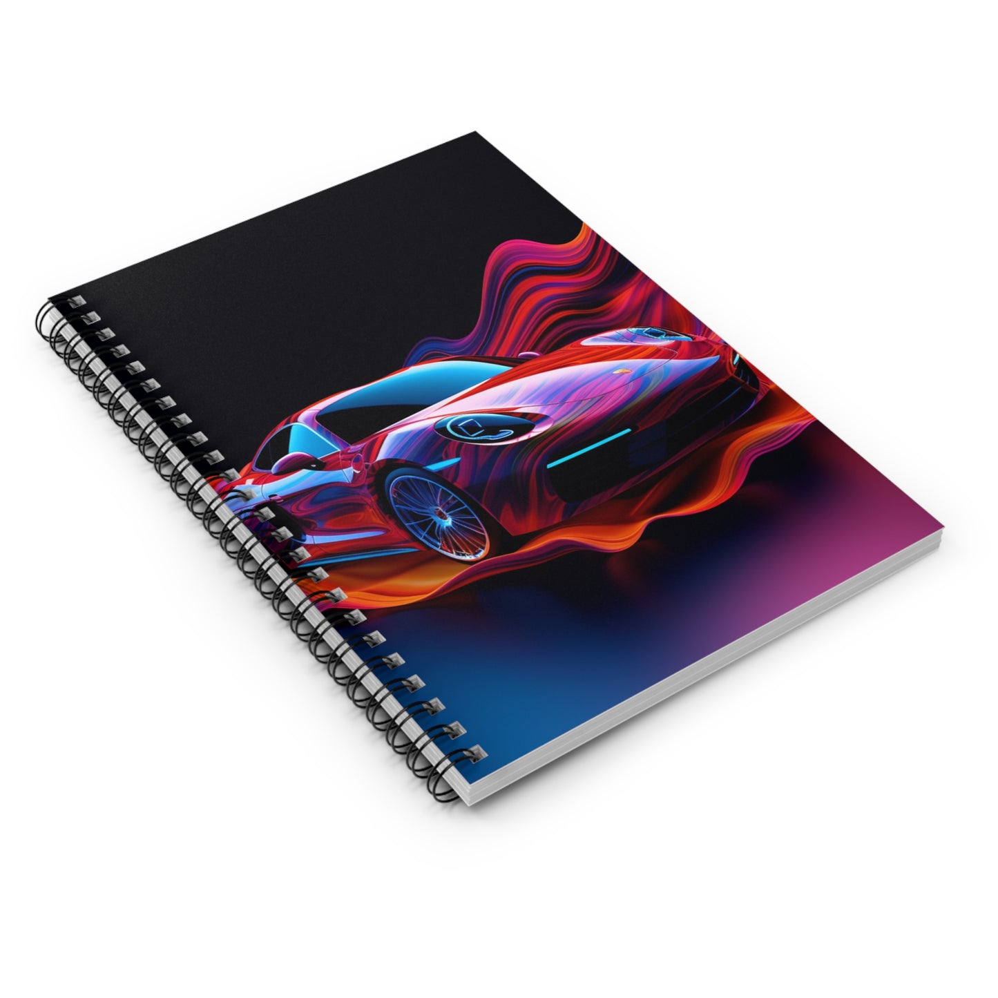Spiral Notebook - Ruled Line Porsche Water Fusion 4
