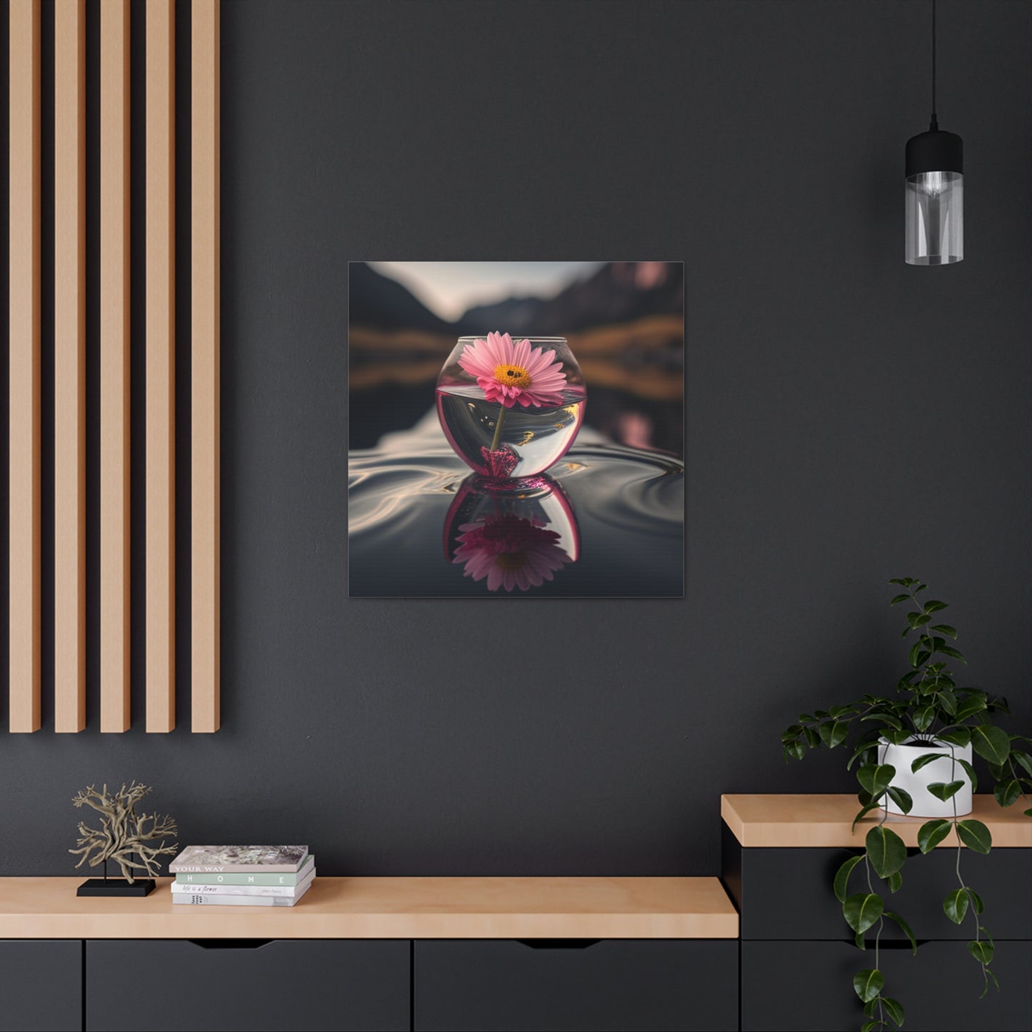Canvas Gallery Wraps Pink Daisy 1