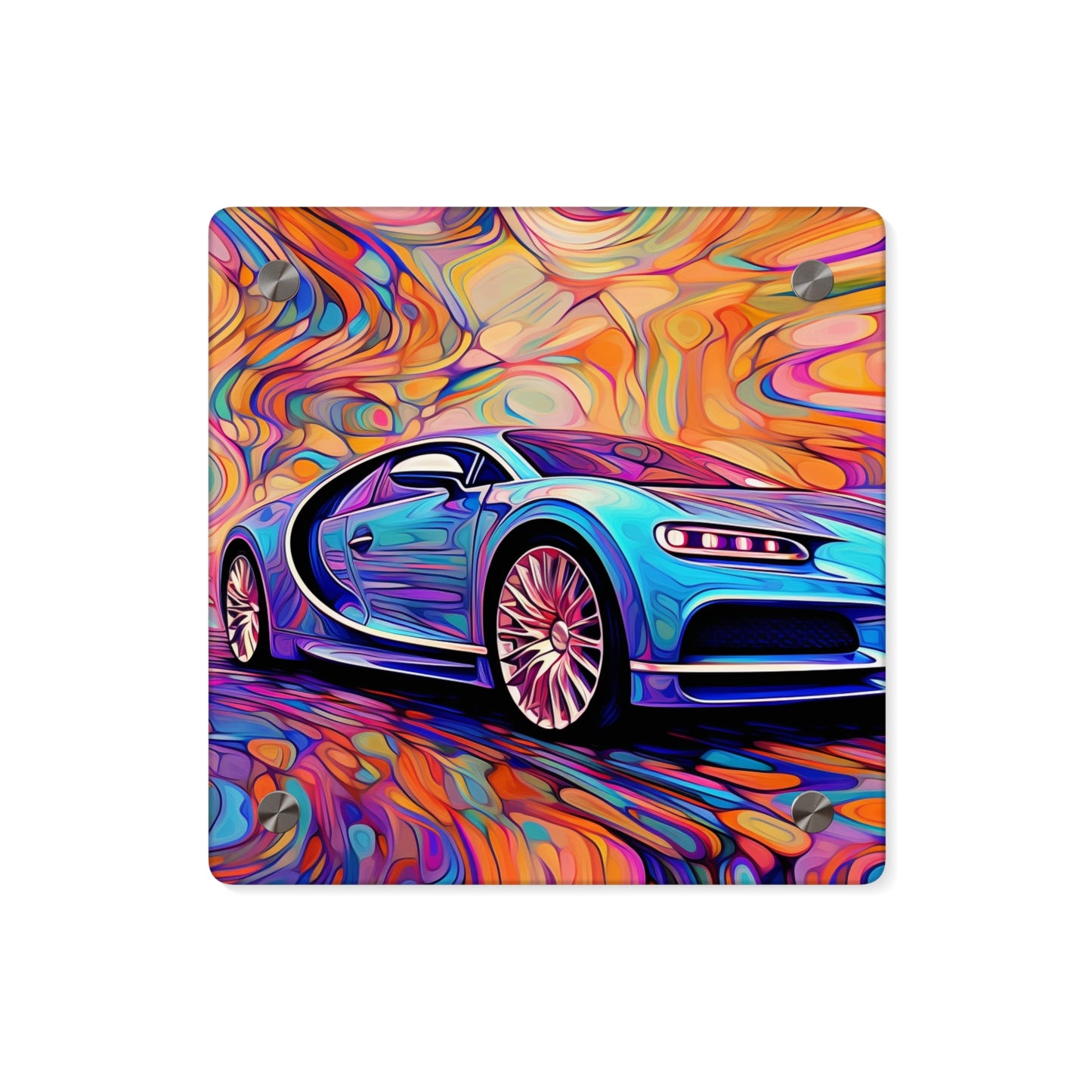 Acrylic Wall Art Panels Bugatti Abstract Concept 3