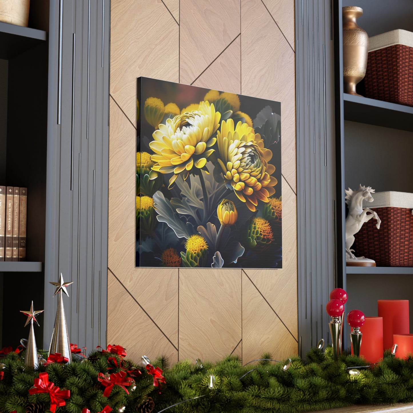 Canvas Gallery Wraps Yellow Hermosas Flores Amarillas 2
