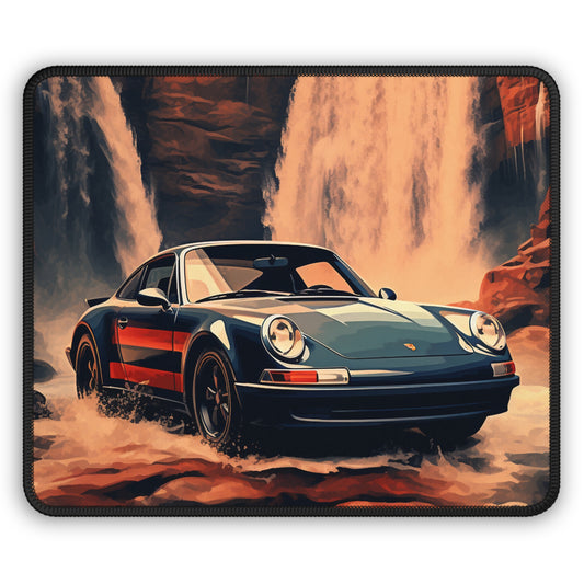 Gaming Mouse Pad  American Flag Porsche Abstract 3