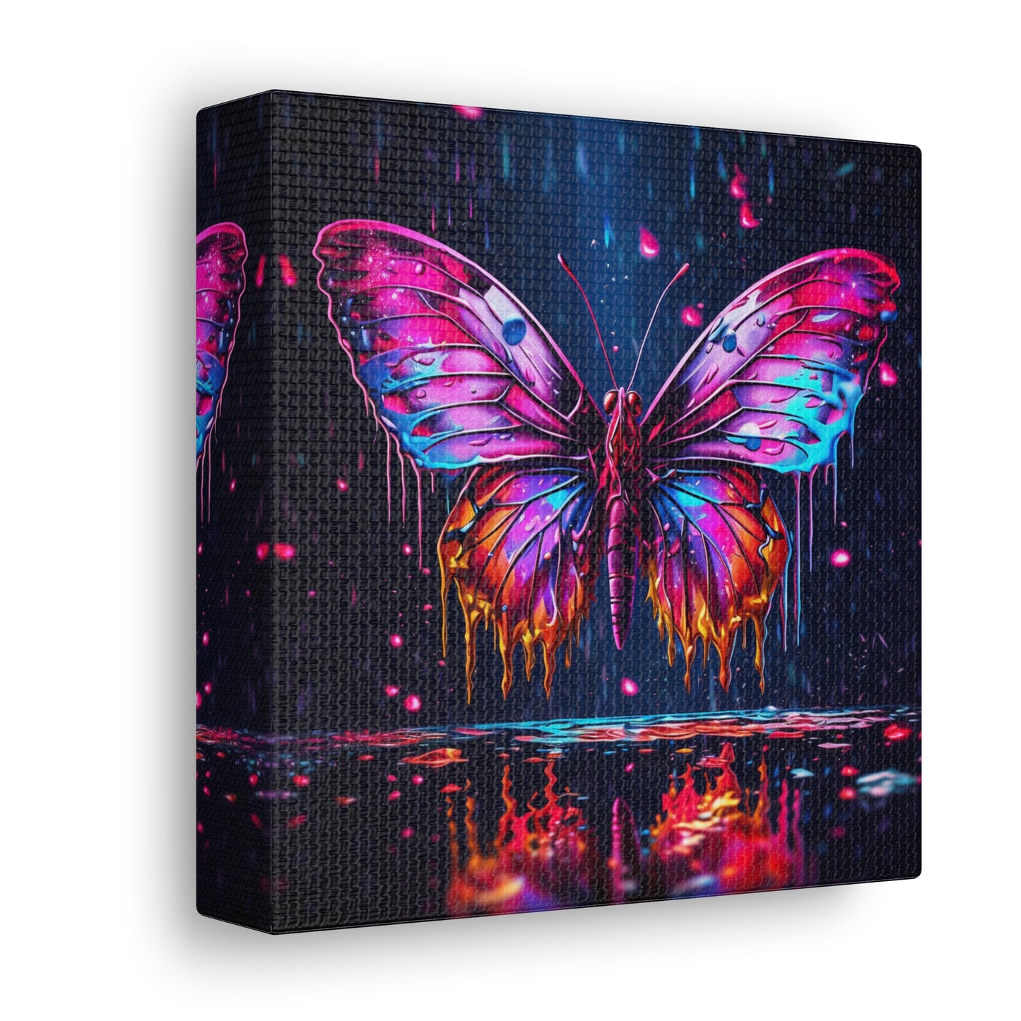 Canvas Gallery Wraps Pink Butterfly Flair 2