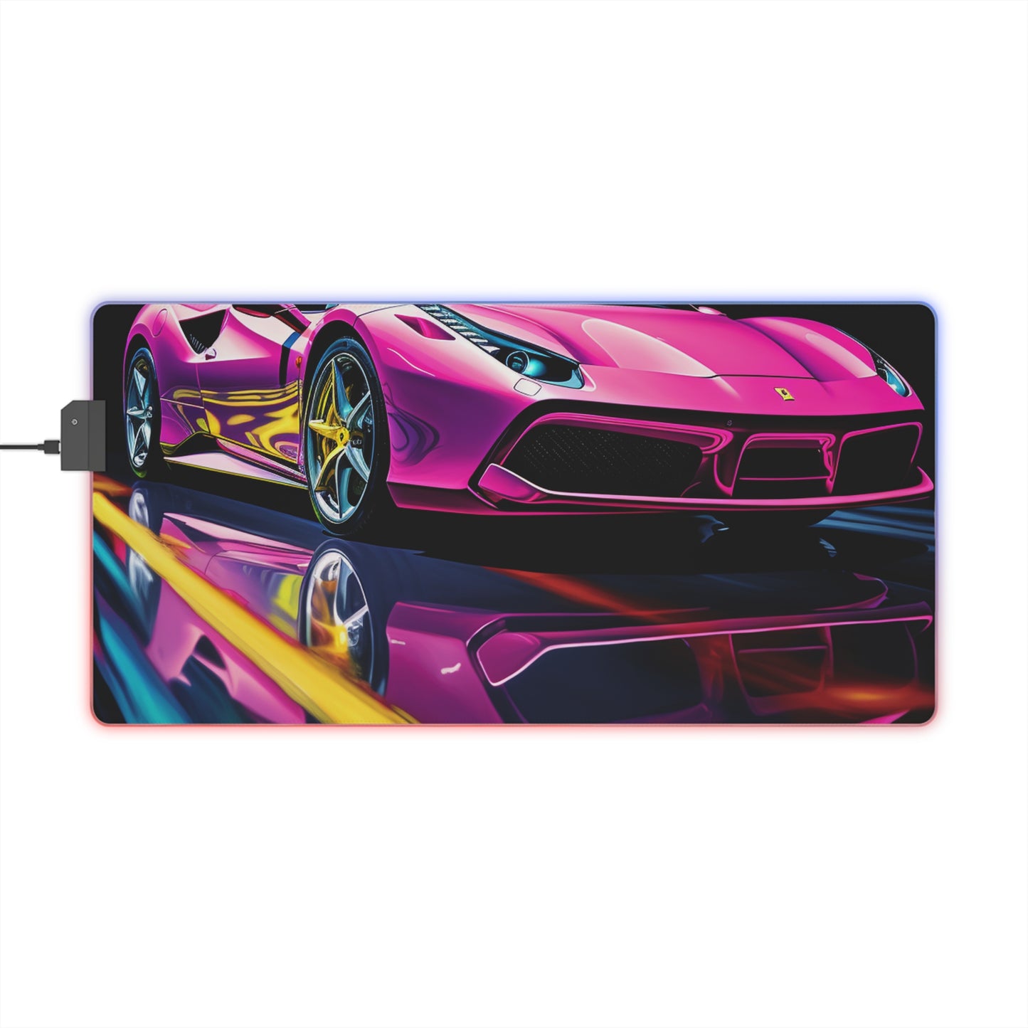 LED Gaming Mouse Pad Ferrari Flair Macro 4