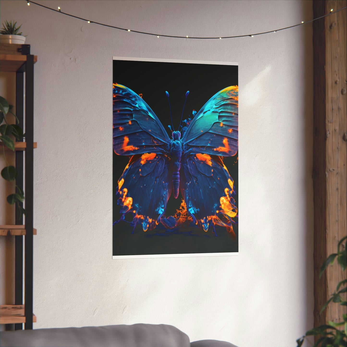 Premium Matte Vertical Posters Thermal Butterfly 3