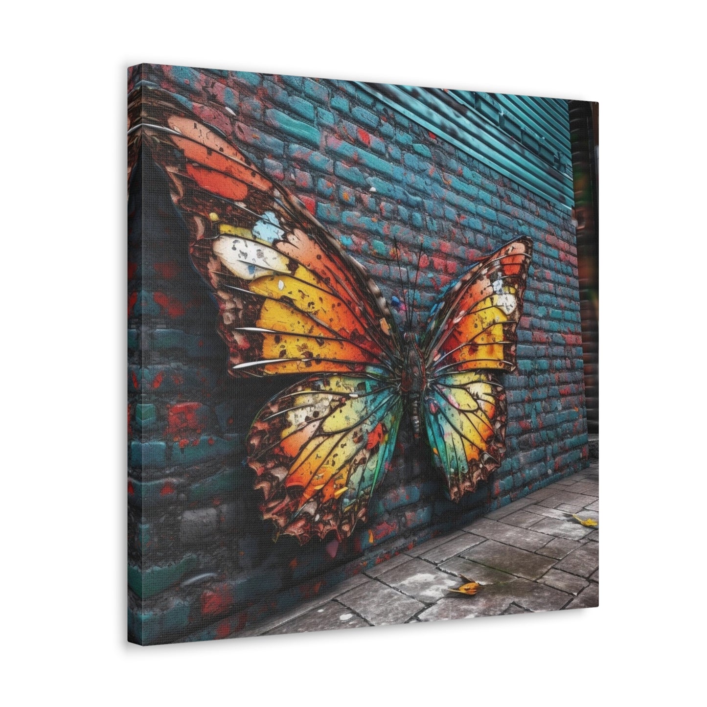 Canvas Gallery Wraps Liquid Street Butterfly 2