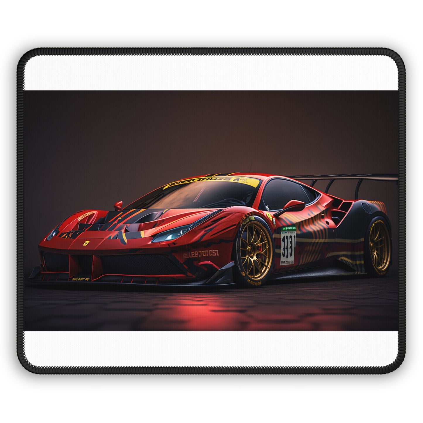 Gaming Mouse Pad  Ferrari Red 1