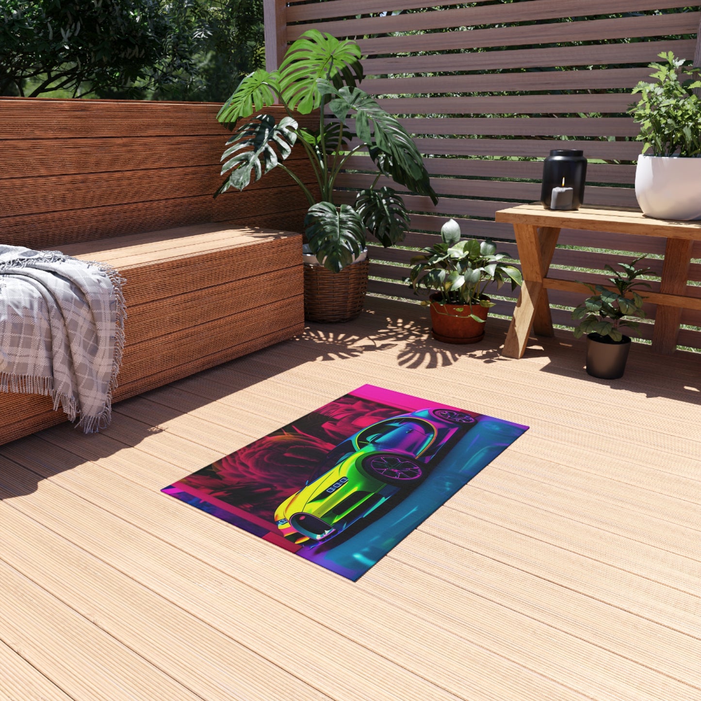 Outdoor Rug  Florescent Bugatti Flair 1