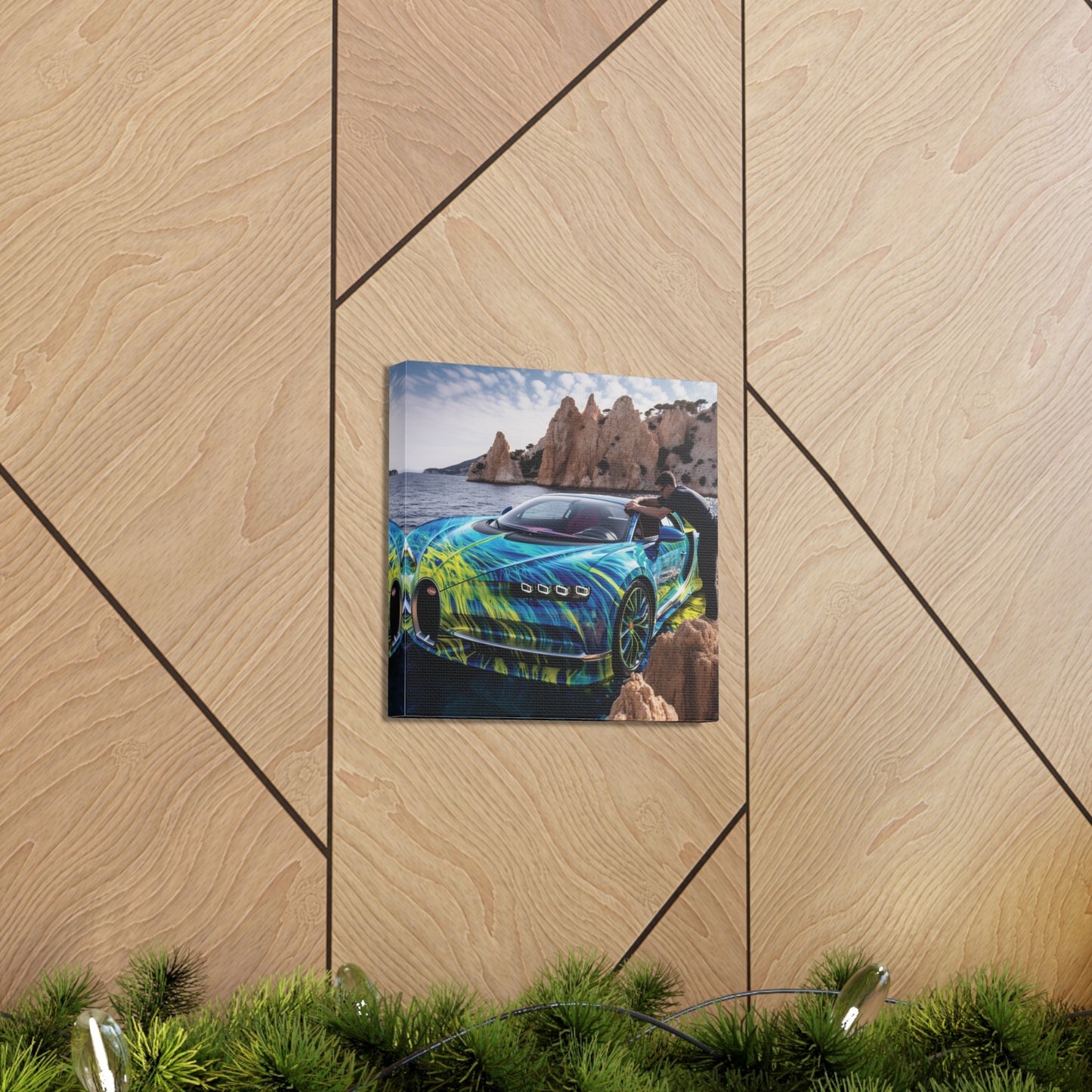 Canvas Gallery Wraps Bugatti Water 1