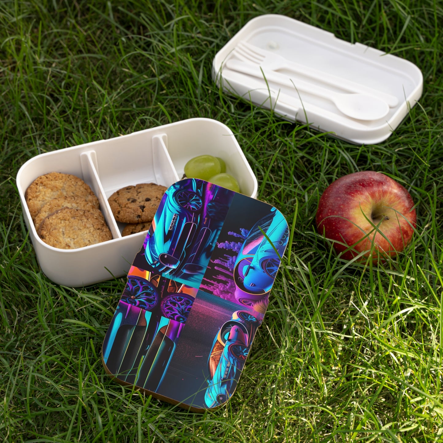 Bento Lunch Box Bugatti Neon Chiron 5