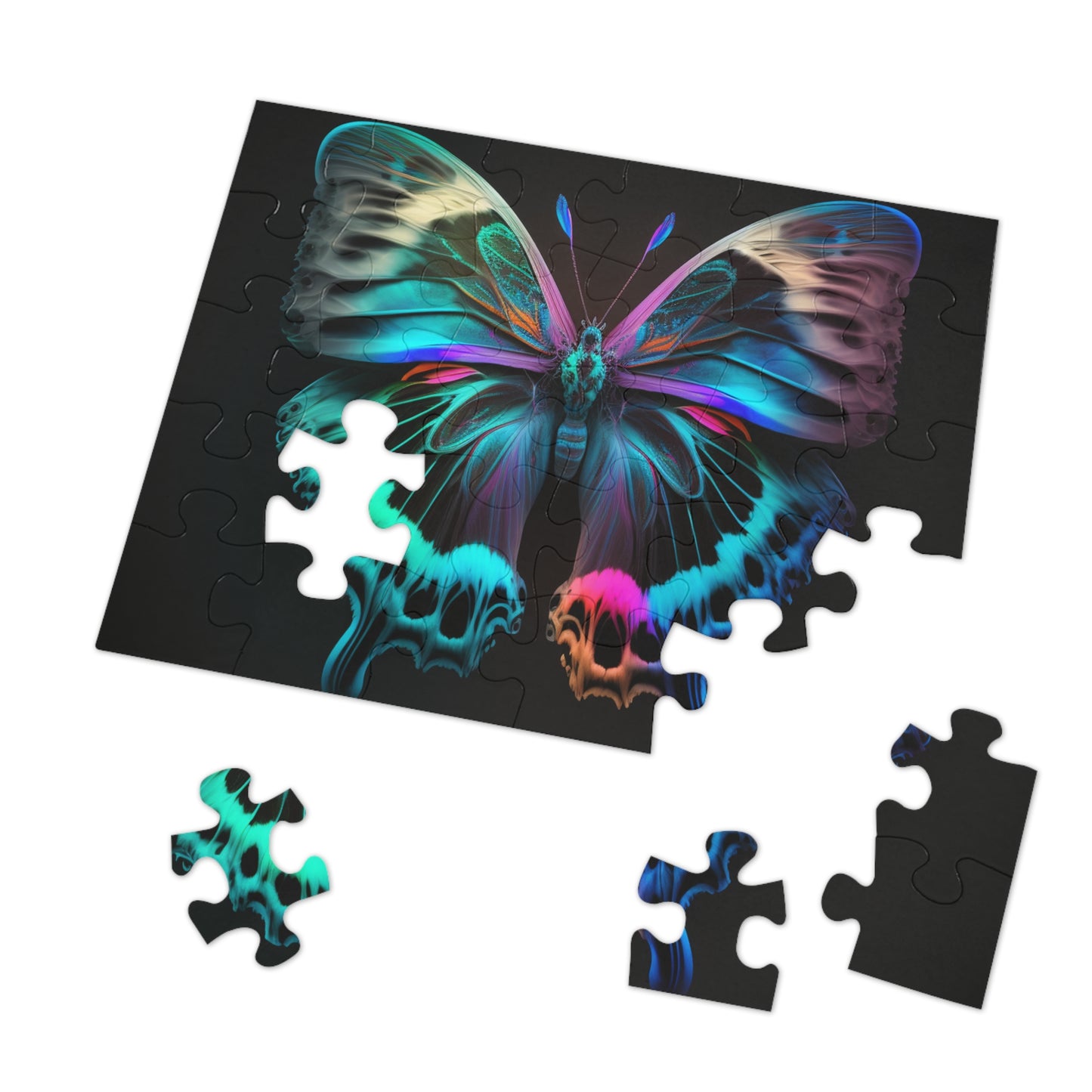 Jigsaw Puzzle (30, 110, 252, 500,1000-Piece) Raw Florescent Glow 2