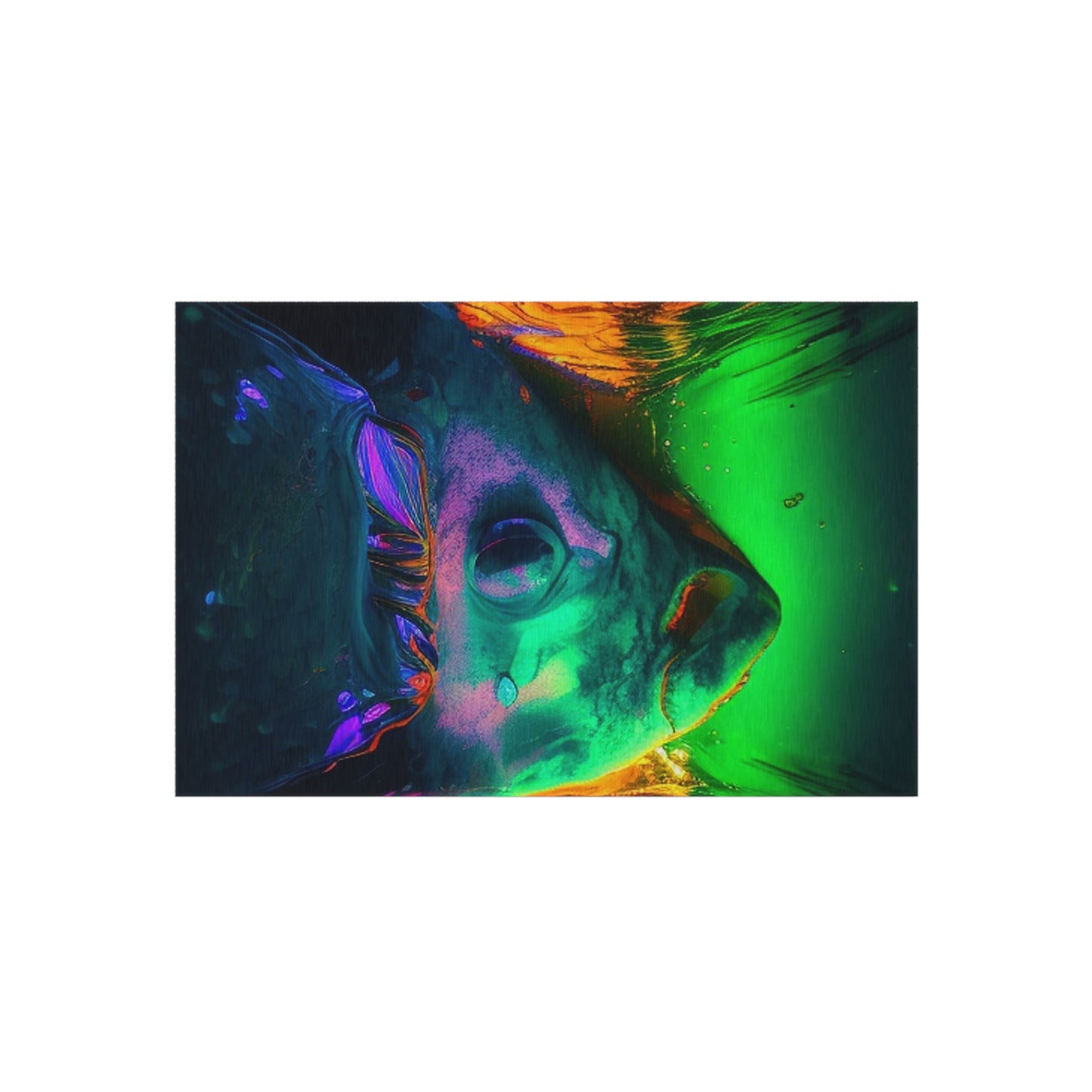 Outdoor Rug  Florescent Glow 1