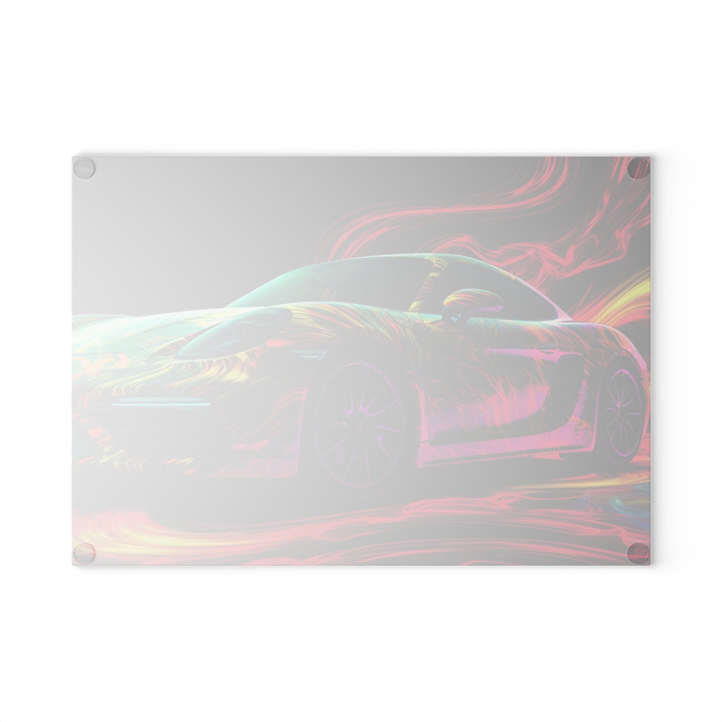 Glass Cutting Board Porsche Flair 1