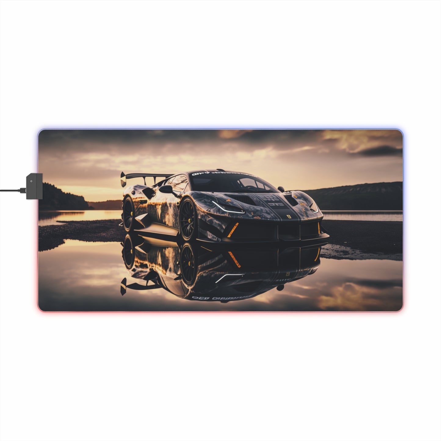 LED Gaming Mouse Pad Ferrari Lake 2