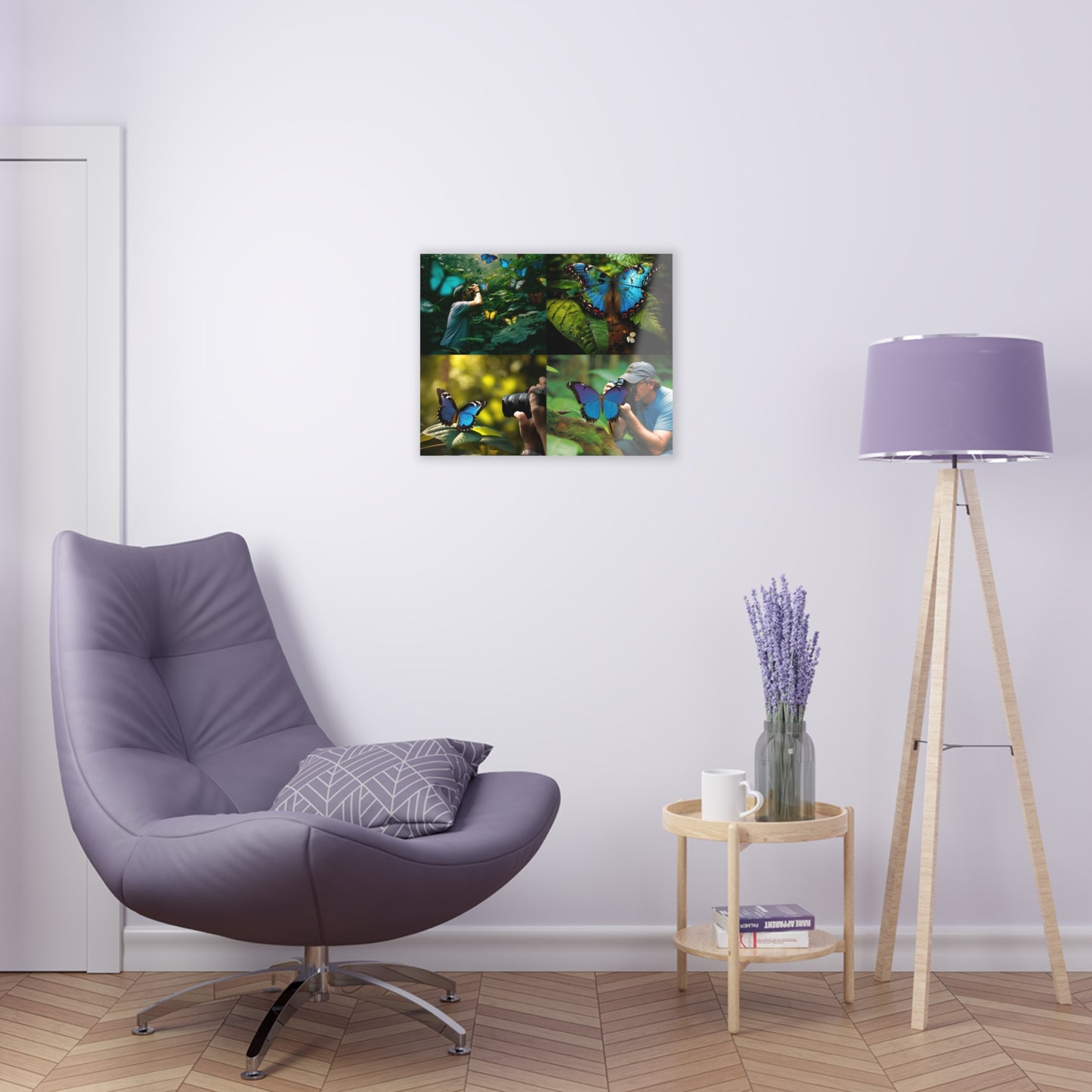 Acrylic Prints Jungle Butterfly 5