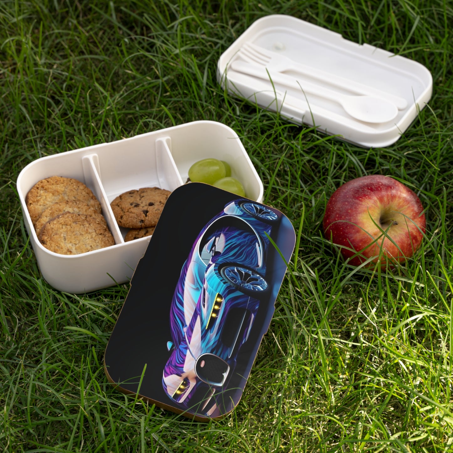 Bento Lunch Box Bugatti Abstract Flair 3